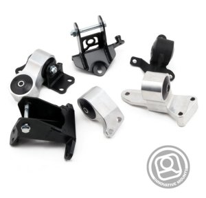 Honda Civic Si Differential Mounts - Innovative Mounts - Billet Aluminum 75A - Silver - `06-`11